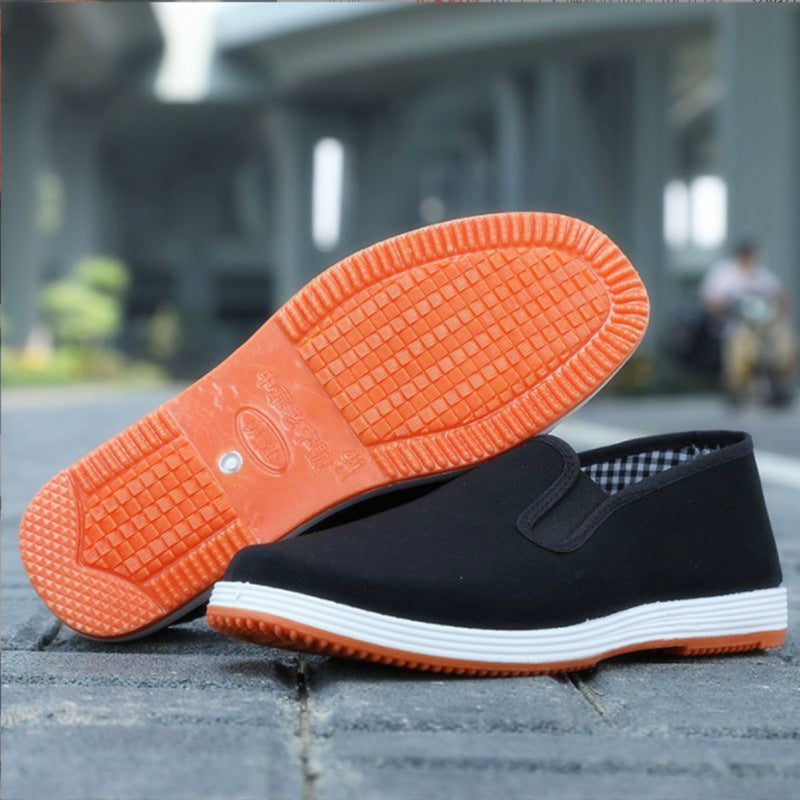 Men's Breathable Canvas Slip-On Shoes