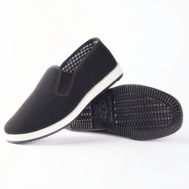 Men's Breathable Canvas Slip-On Shoes