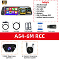 4K Rearview Mirror Dash Cam with CarPlay & GPS