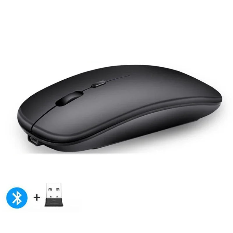 Rechargeable Wireless Mouse - Bluetooth & 2.4GHz