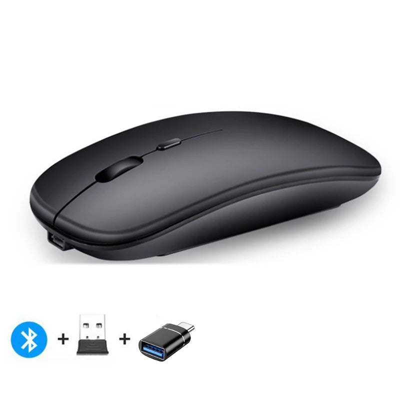 Rechargeable Wireless Mouse - Bluetooth & 2.4GHz