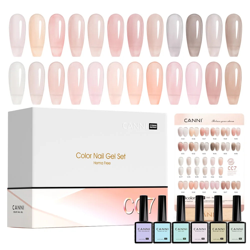 CANNI Semi-Permanent Gel Polish Kit