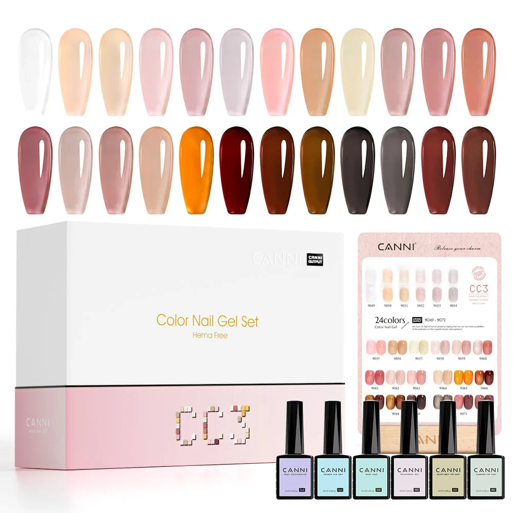 CANNI Semi-Permanent Gel Polish Kit
