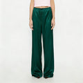 Satin Wide Leg Dress Pants