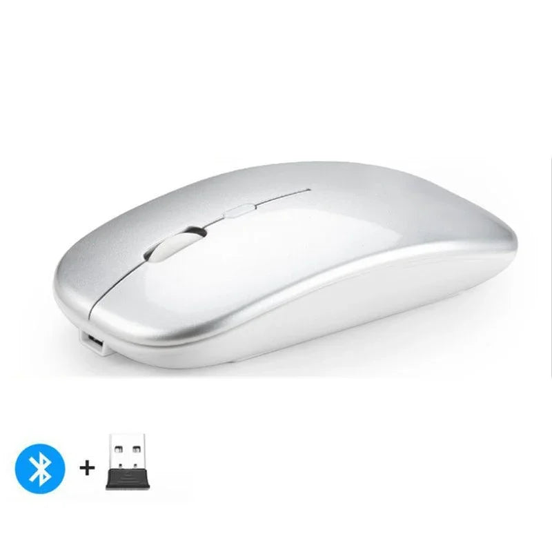 Rechargeable Wireless Mouse - Bluetooth & 2.4GHz