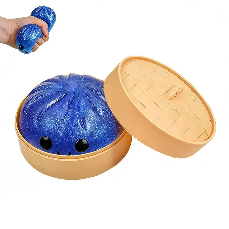 Steamed Bun Dumpling Squishy Toy