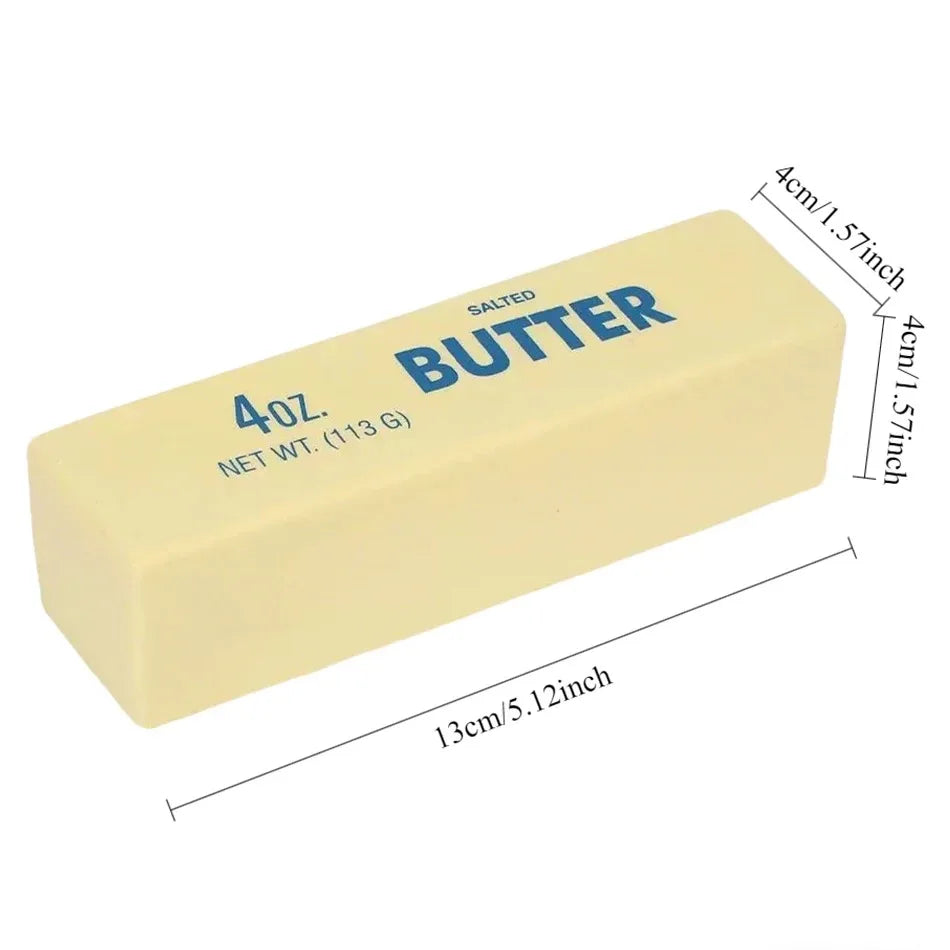 Realistic Butter Stick Squishy Toy