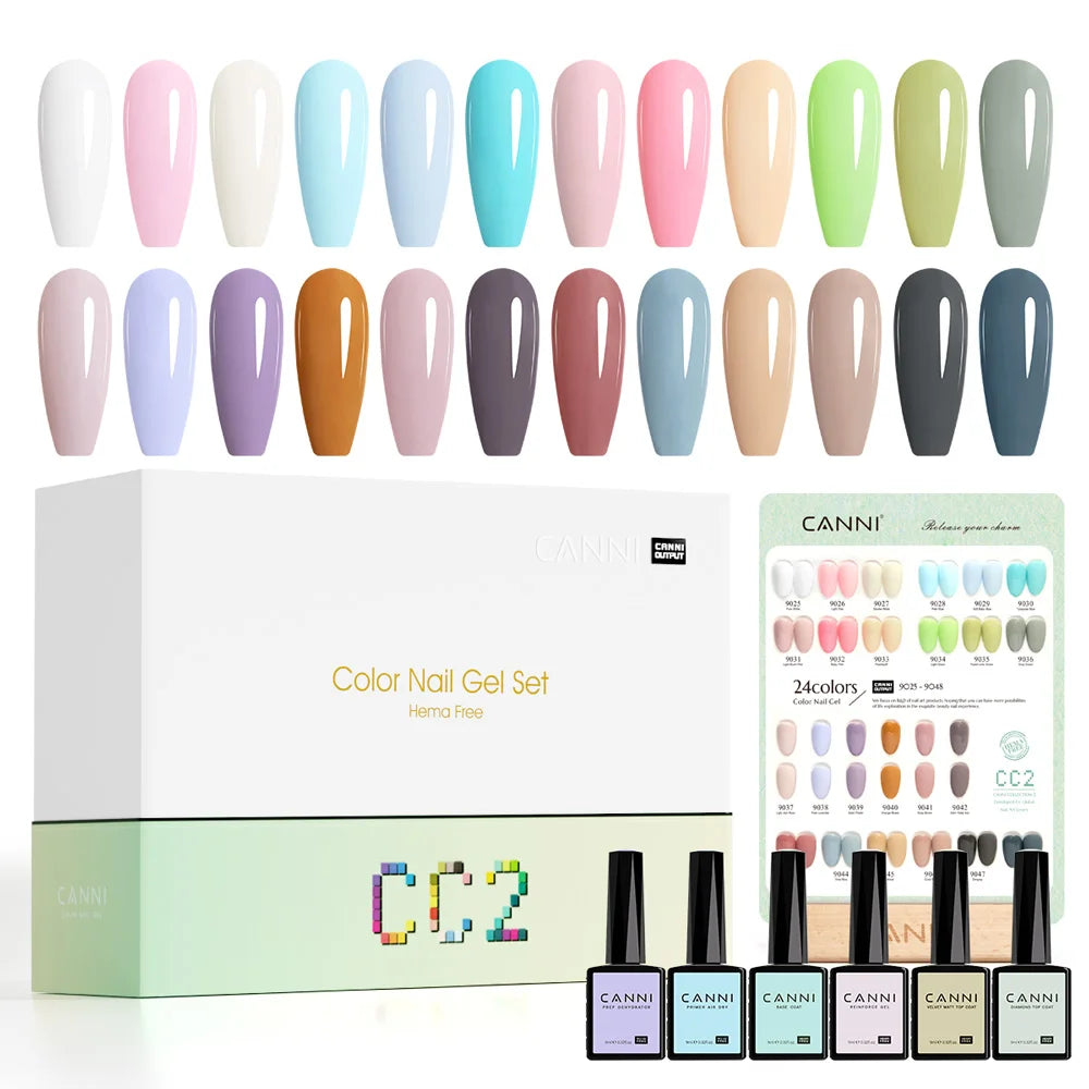 CANNI Semi-Permanent Gel Polish Kit