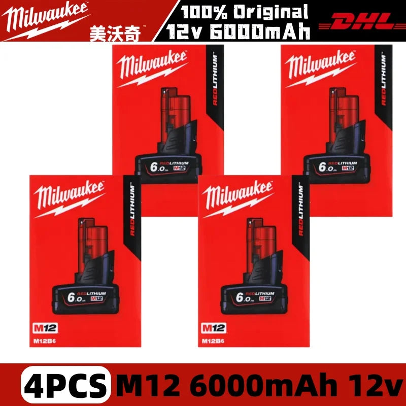 Milwaukee 12V 6.0Ah Replacement Battery
