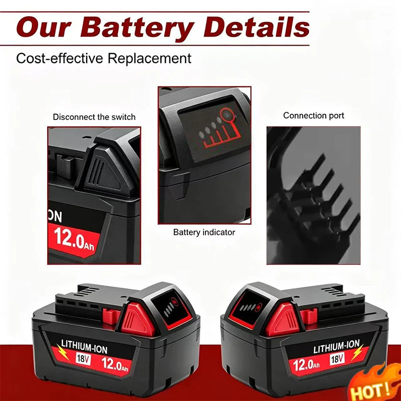Milwaukee M18 Replacement Battery & Charger