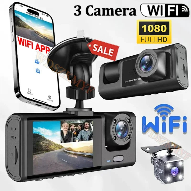 1080P WiFi Car DVR with App Support