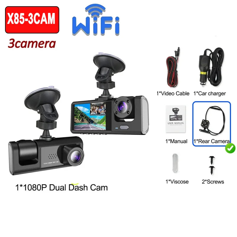 1080P WiFi Car DVR with App Support