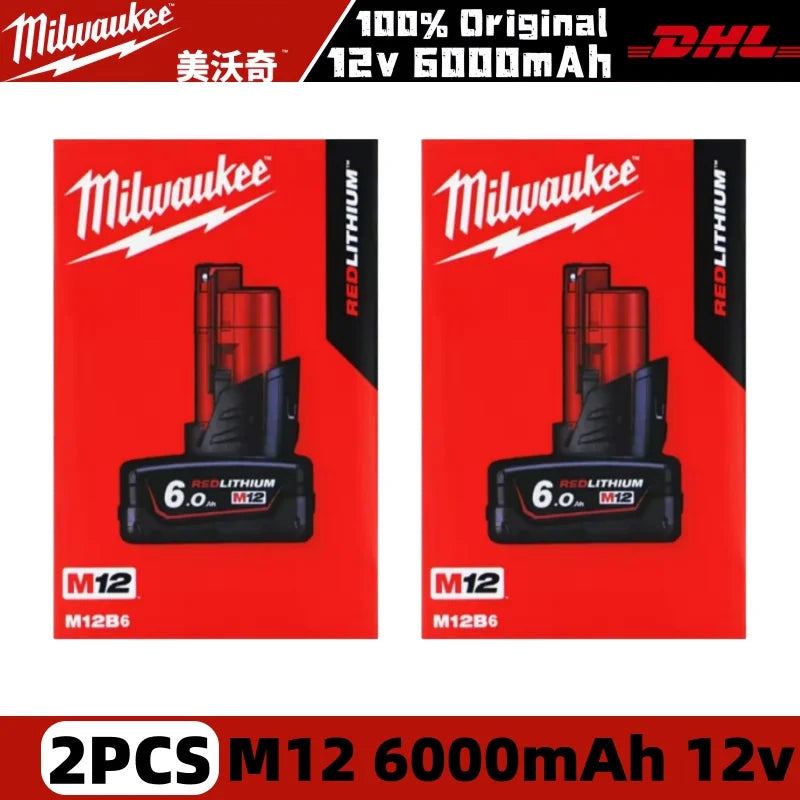 Milwaukee 12V 6.0Ah Replacement Battery