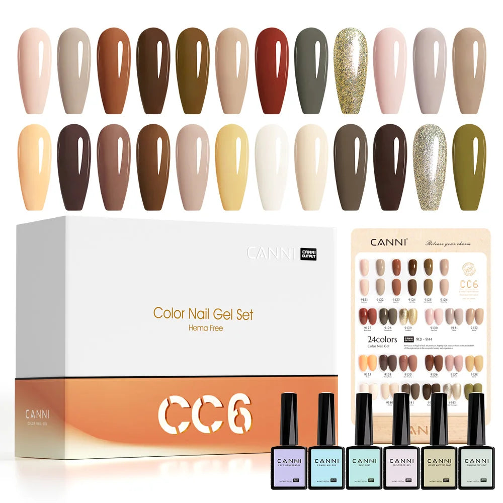 CANNI Semi-Permanent Gel Polish Kit