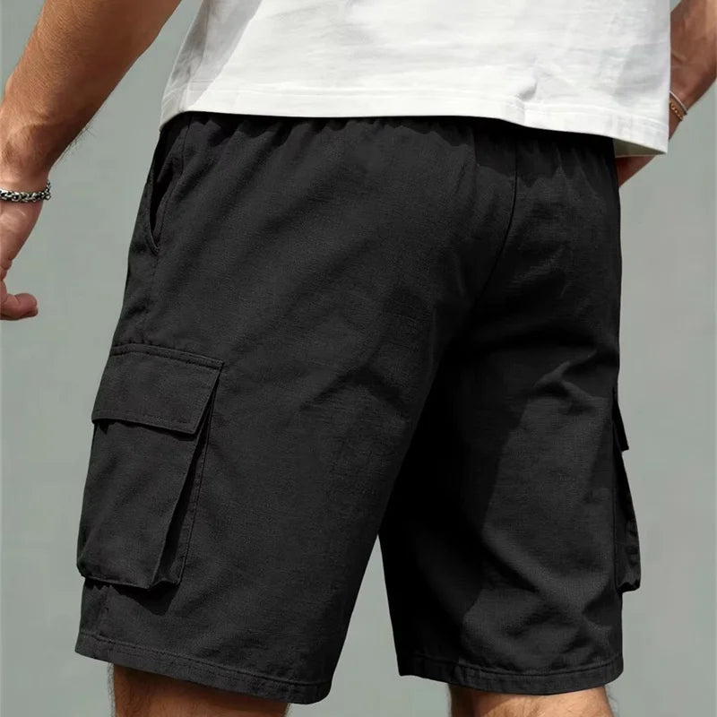 Men's Multi-Pocket Cargo Shorts