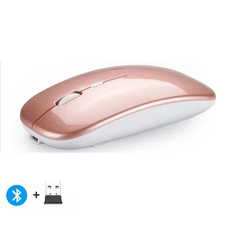 Rechargeable Wireless Mouse - Bluetooth & 2.4GHz