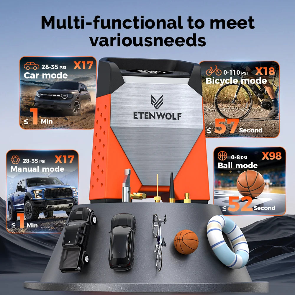 Portable Cordless Tire Inflator