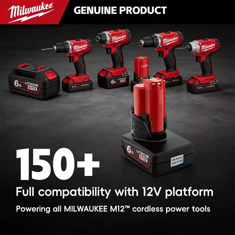 Milwaukee 12V 6.0Ah Replacement Battery