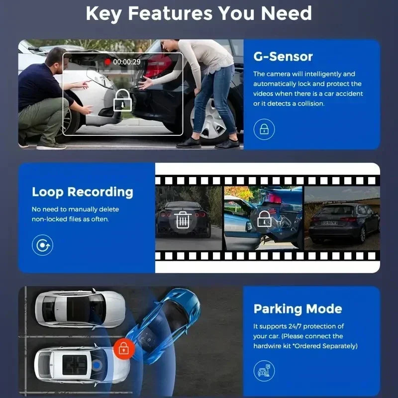 1080P WiFi Car DVR with App Support