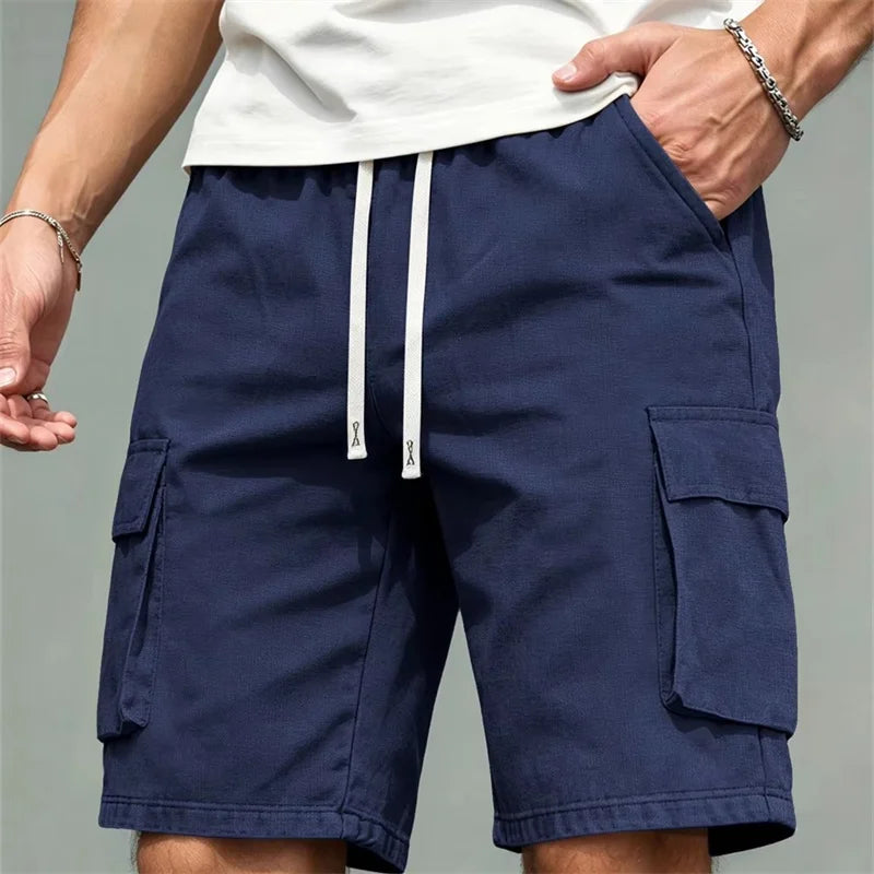 Men's Multi-Pocket Cargo Shorts
