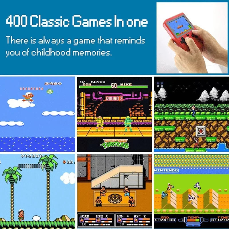 400-in-1 Retro Handheld Game Console