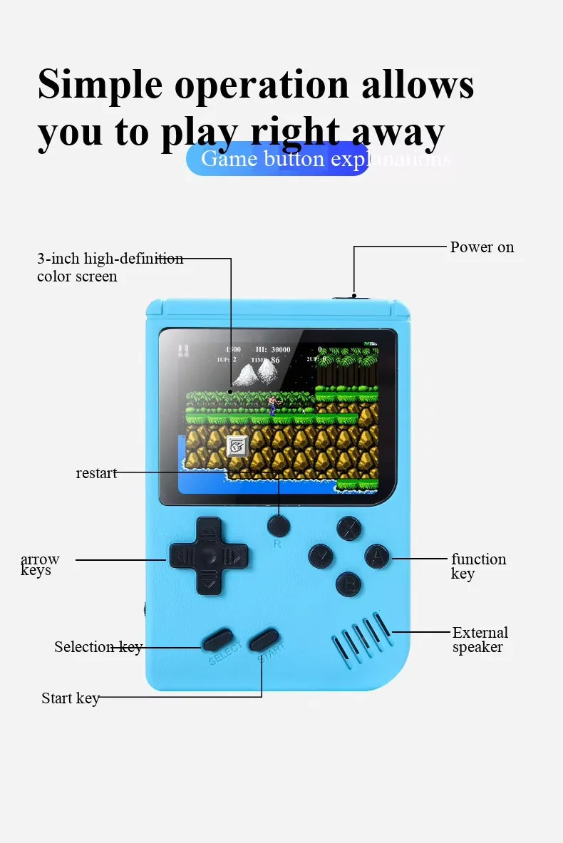 400-in-1 Retro Handheld Game Console