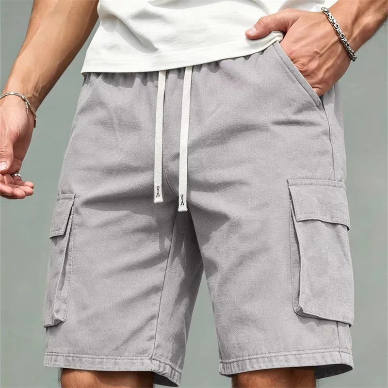 Men's Multi-Pocket Cargo Shorts