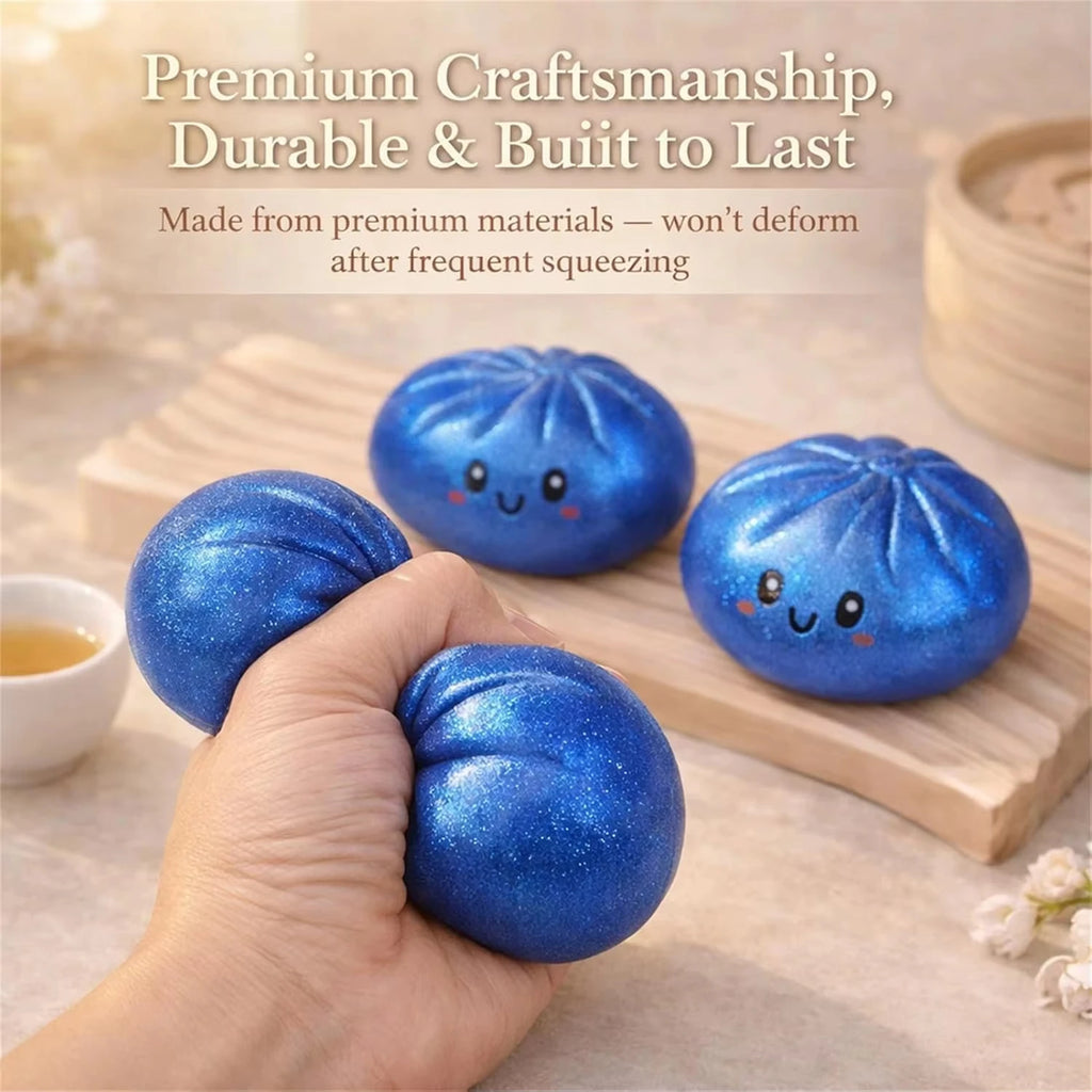 Steamed Bun Dumpling Squishy Toy