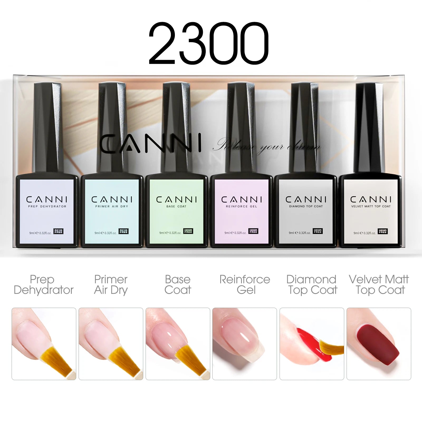 CANNI Semi-Permanent Gel Polish Kit