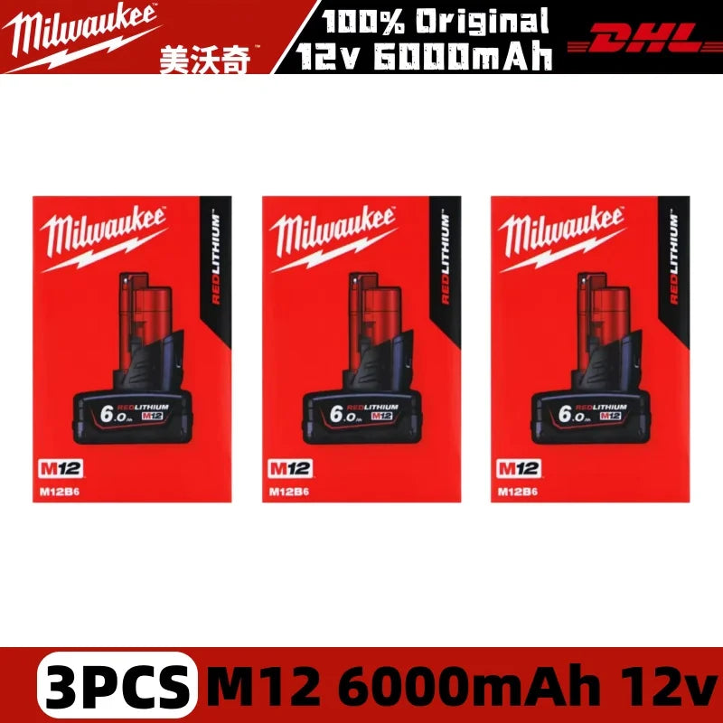 Milwaukee 12V 6.0Ah Replacement Battery