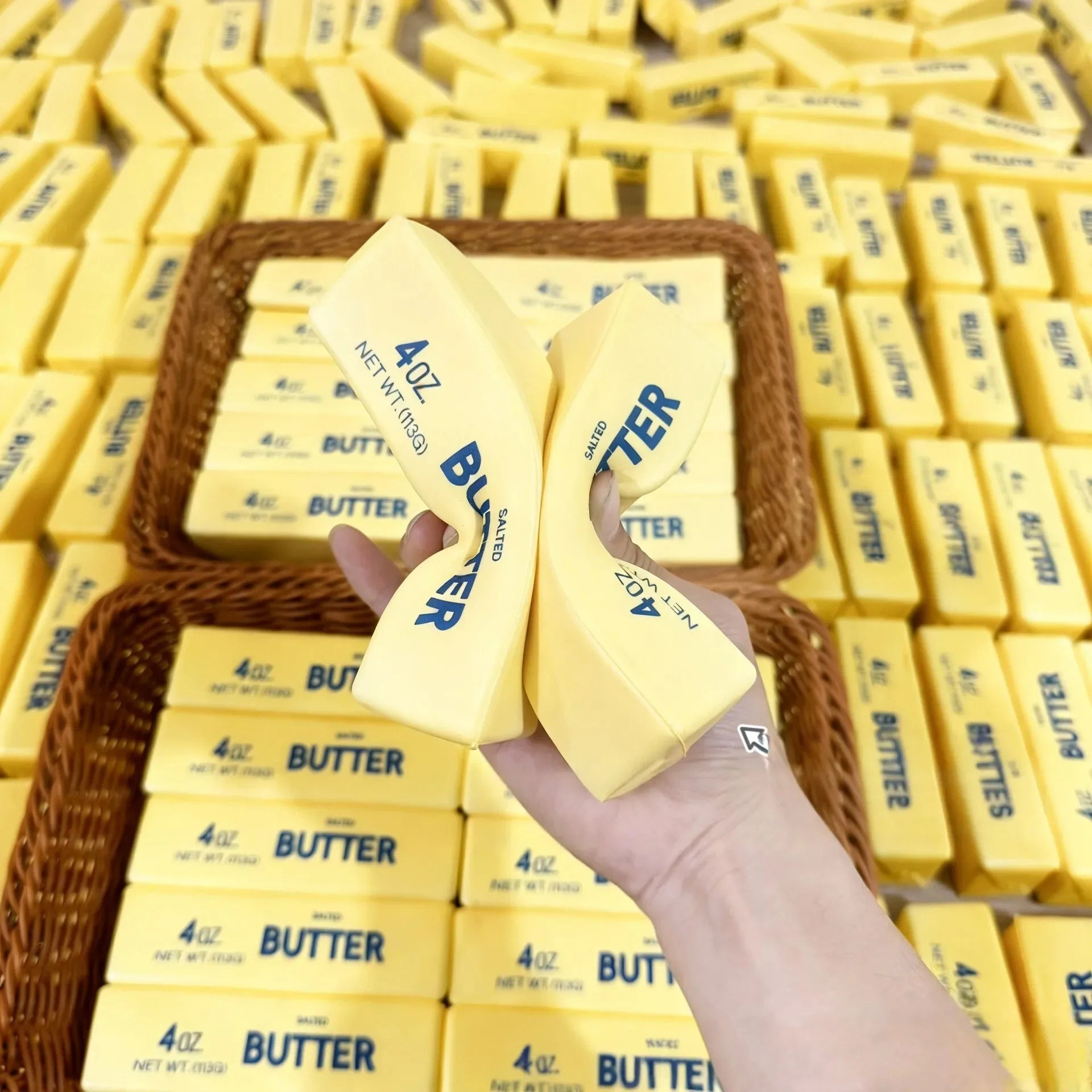 Realistic Butter Stick Squishy Toy