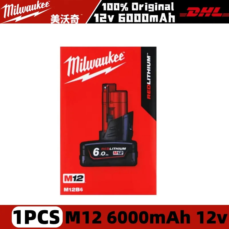 Milwaukee 12V 6.0Ah Replacement Battery