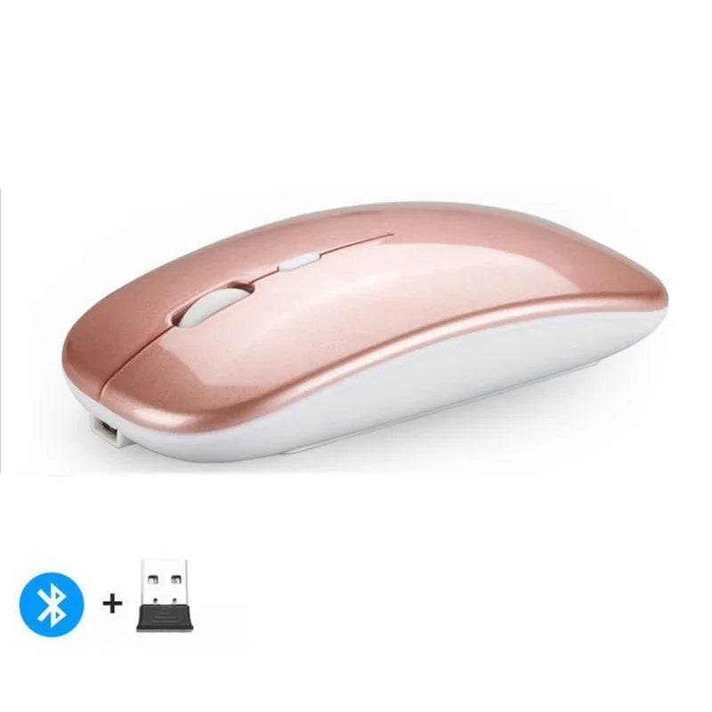Rechargeable Wireless Mouse - Bluetooth & 2.4GHz