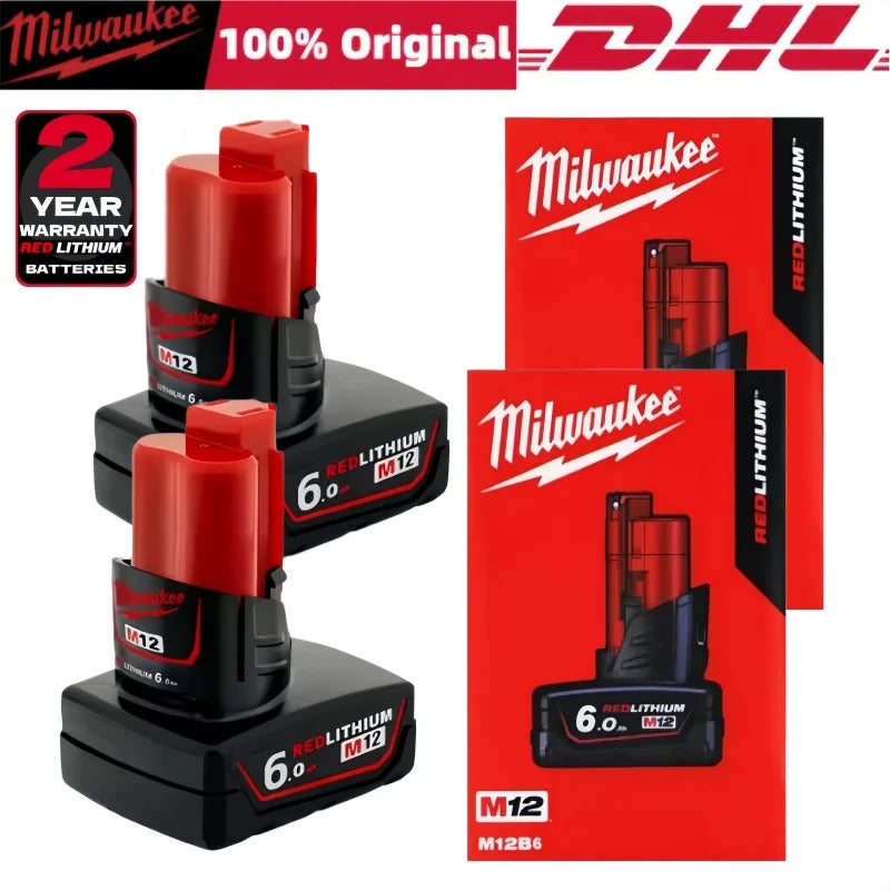 Milwaukee 12V 6.0Ah Replacement Battery