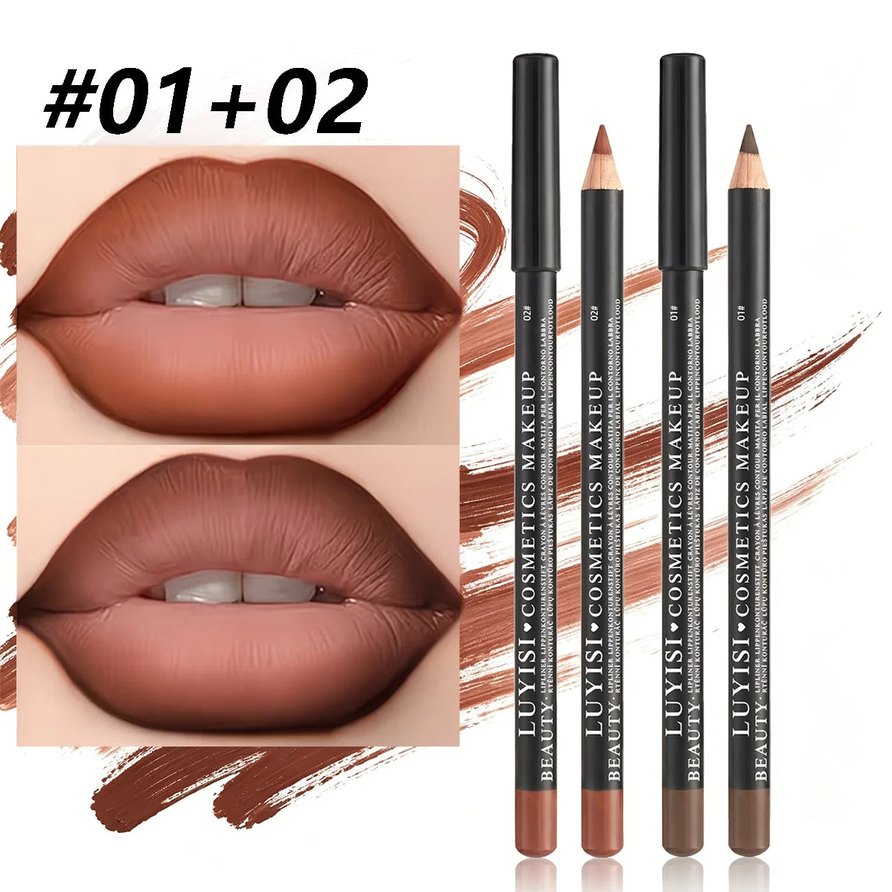Lip Liner & Eyeliner Duo Set