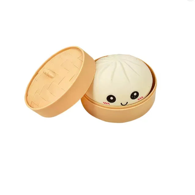 Steamed Bun Dumpling Squishy Toy