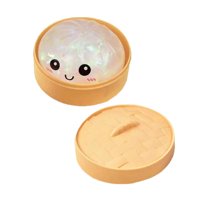 Steamed Bun Dumpling Squishy Toy