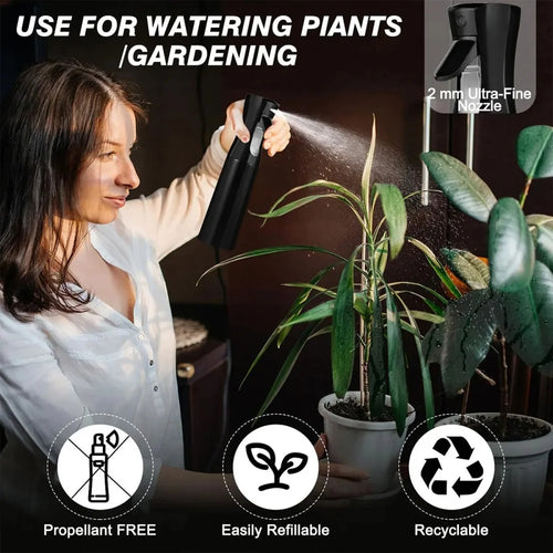 200ml Fine Mist Continuous Spray Bottle